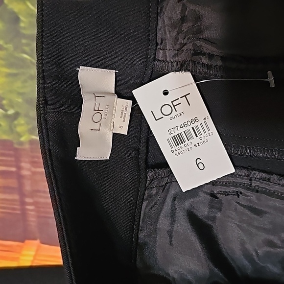 Loft Dress Pleated Trousers Pants Size 6 NWT - Picture 3 of 5